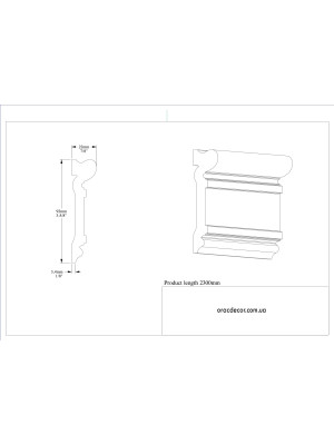 Молдинг гладкий Orac Decor DX119 2600