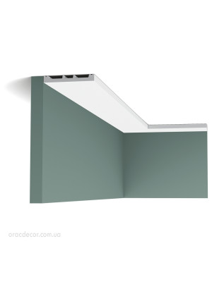 Напольный плинтус гладкий Orac Decor DX163-2600