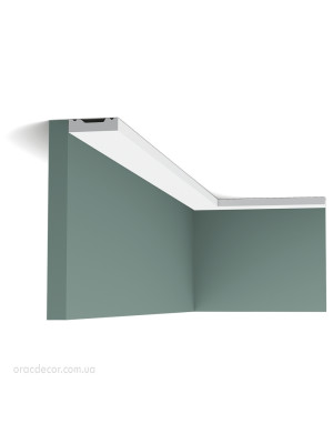 Молдинг гладкий Orac decor SX162-RAL9003 цвет белый