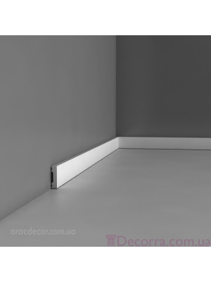 Молдинг гладкий Orac decor SX162-RAL9003 цвет белый