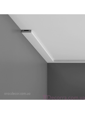 Молдинг гладкий Orac decor SX162-RAL9003 цвет белый