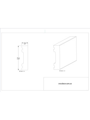 Молдинг гладкий Orac decor SX162-RAL9003 цвет белый