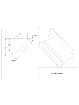Карниз гладкий Orac Decor C200