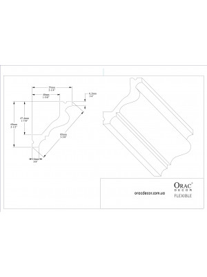 Карниз гибкий Orac Decor C200F