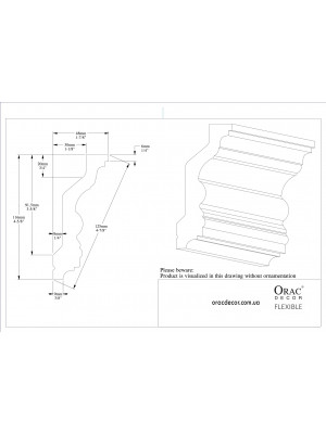 Карниз гибкий Orac Decor C201F