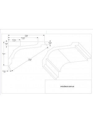 Карниз гладкий Orac Decor C220