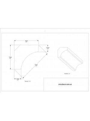 Карниз гладкий Orac Decor C250