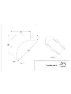 Карниз гибкий Orac Decor C250F