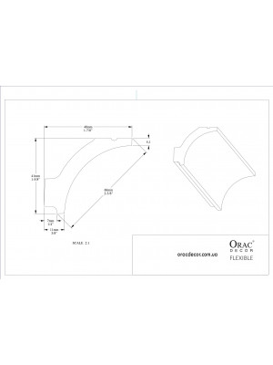 Карниз гибкий Orac Decor C260F