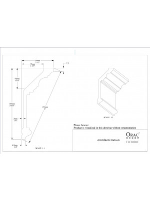 Карниз гибкий Orac Decor C303F