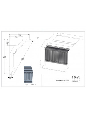 Карниз гибкий Orac Decor C304F