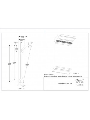 Карниз гибкий Orac Decor C308F