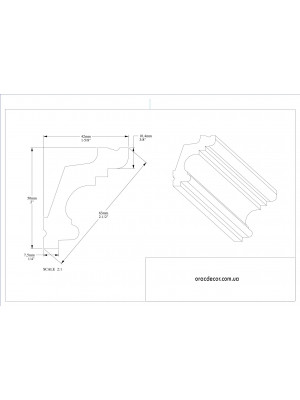 Карниз гладкий Orac Decor C322