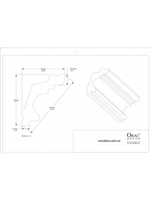 Карниз гибкий Orac Decor C322F