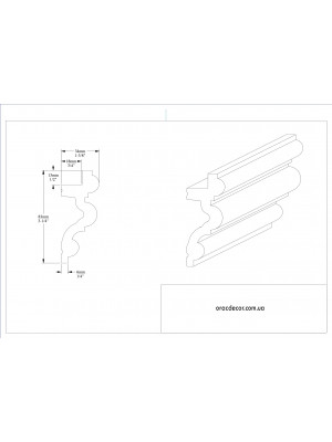 Карниз гладкий Orac Decor C324