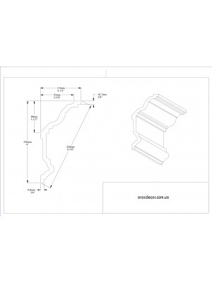 Карниз гладкий Orac Decor C332