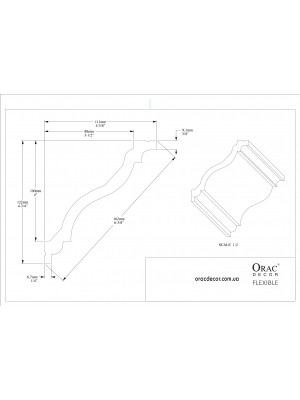 Карниз гибкий Orac Decor C333F