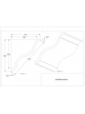 Карниз гладкий Orac Decor C335