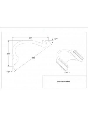 Карниз гладкий Orac decor C341