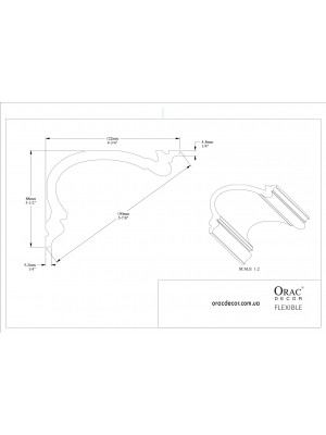Карниз гибкий Orac decor C341F
