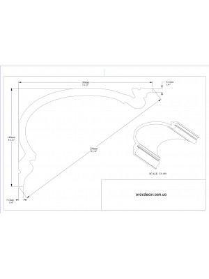 Карниз гладкий Orac decor C342