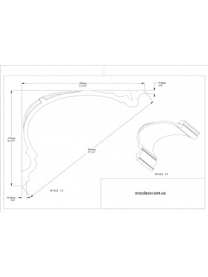 Карниз гладкий Orac decor C344