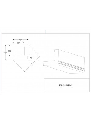 LED Карниз скрытого освещения Orac Decor C361