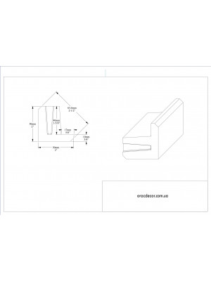 LED Карниз скрытого освещения Orac decor  C380