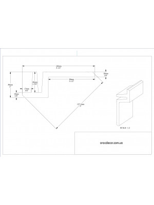LED Карниз скрытого освещения Orac decor  C382