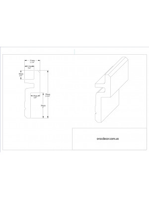 Карниз гладкий  Orac decor C394