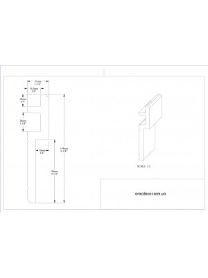 Карниз гладкий  Orac decor C395