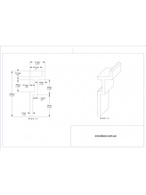 Карниз гладкий  Orac decor C396