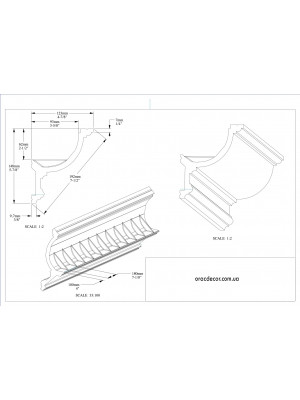 LED Карниз скрытого освещения Orac Decor C901