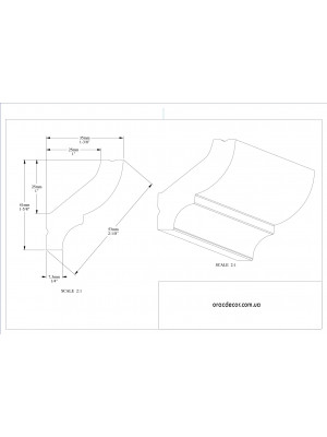 Карниз гладкий Orac Decor CB501N