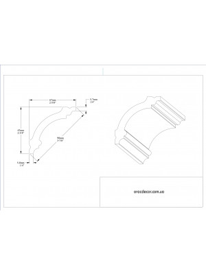 Карниз гладкий Orac Decor CB511N