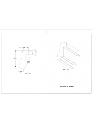 Карниз гладкий Orac Decor CB530N
