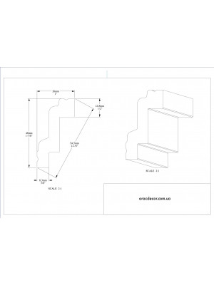 Карниз гладкий Orac Decor CB531N