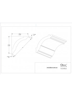 Карниз гибкий Orac Decor CX100F