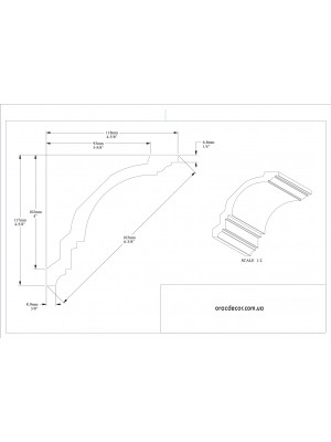 Карниз гладкий Orac Decor CX106