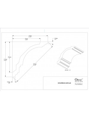 Карниз гибкий Orac decor CX106F