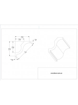 Карниз гладкий Orac Decor CX108