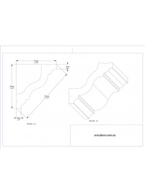 Карниз гладкий Orac Decor CX110