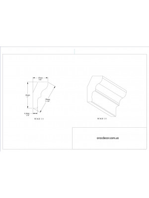 Карниз гладкий Orac Decor CX111