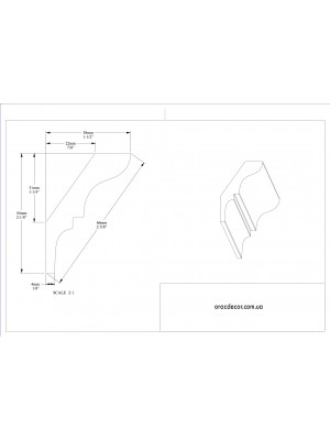 Карниз гладкий Orac Decor CX112