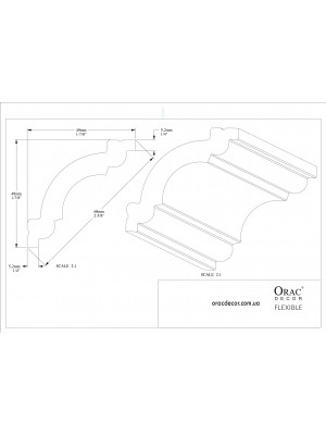 Карниз гибкий Orac Decor CX124F