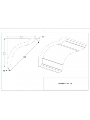 Карниз гладкий Orac Decor CX127
