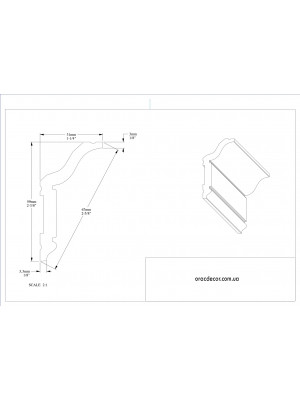 Карниз гладкий Orac Decor CX141
