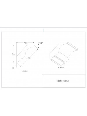 Карниз гладкий Orac Decor CX154