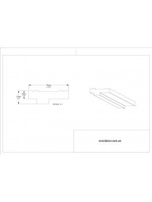 Карниз гладкий Orac Decor CX160