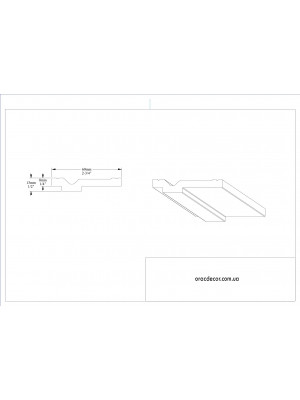 Карниз гладкий Orac Decor CX161